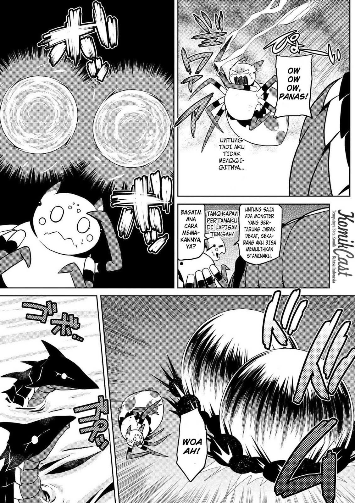 Kumo desu ga, Nani Ka? Chapter 16.1 Bahasa Indonesia